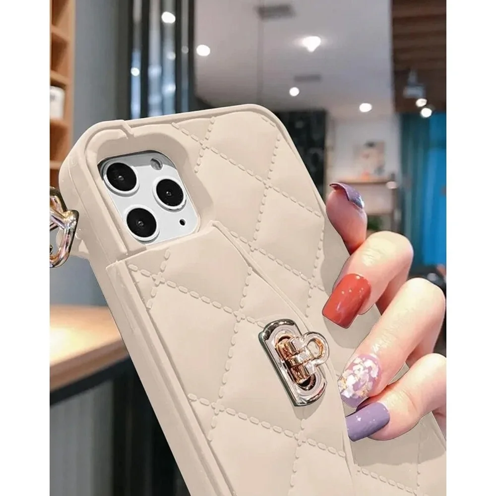 Wallet Case for iPhone 13 Case, Flip Cover Handbag Phone Case TPU Leather‎ Bag